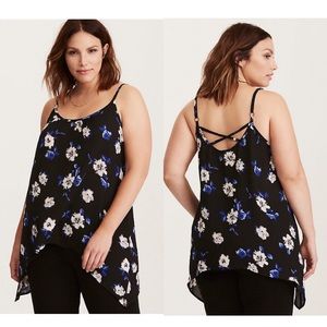 2 for $25! Torrid Plus Size Floral Cross Back Cami